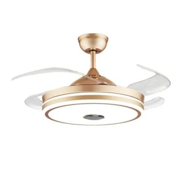 Imagem de Ventilador de teto Retrátil Bivolt com som e Bluetooth