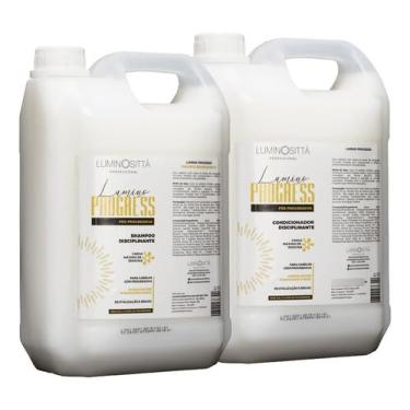Imagem de Shampoo E Condicionador Galão 5L Lumino Progress Luminosittà