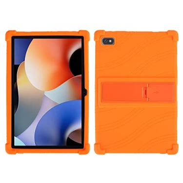 Imagem de QYiiD Capa para Blackview Oscal Pad 10 de 10,1 polegadas, capa protetora de silicone leve para crianças para Oscal Pad 10, laranja