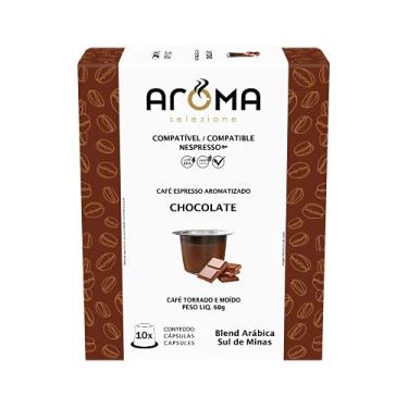 Imagem de Aroma Selezione Capsulas Aroma Espresso Aromatizado Chocolate