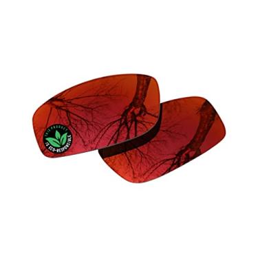 Imagem de Raydi Lentes de reposição de policarbonato para óculos de sol Spy Optic Cooper - Espelhado Vermelho Fogo - Polarizado