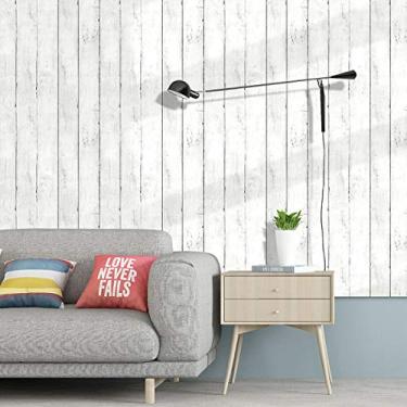 Imagem de MulYeeh Papel de parede de 40 cm x 814 cm, papel de parede removível autoadesivo vintage pré-colado decorativo