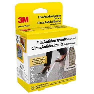 Imagem de 3M, Fita Antiderrapante, Safety Walk, Transparente, 50 mm x 5 Metros - 1 Unidade