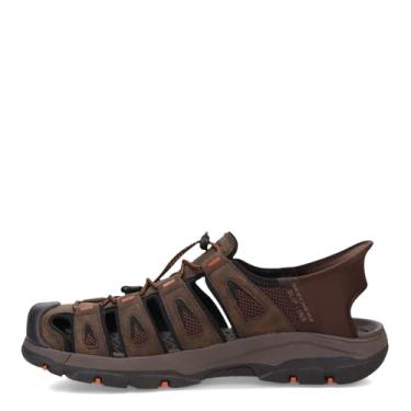 Imagem de Skechers Sapato masculino sem cadarços: Tresmen – Sandália Norvick – Largura extra larga, Chocolate, 11 X-Wide