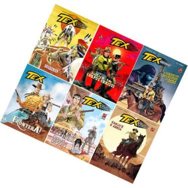 Imagem de Hq Coleção Tex Graphic Novels Formato Grande Em Cores Kit 6 Volumes -