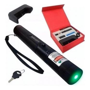 Imagem de Caneta Laser Pointer Verde Forte Profissional Recarreg