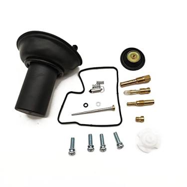 Imagem de 2 conjuntos de kit de reparo de carburador de carburador válvula de corte de ar de pistão a vácuo de diafragma para Shadow VLX600 VT600C VT600CD XL 600 C CD (1 conjunto)