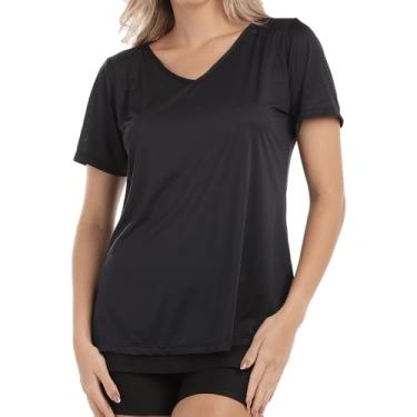 Imagem de Camiseta Fitness DelRio Feminina T-Shirt em Microfibra