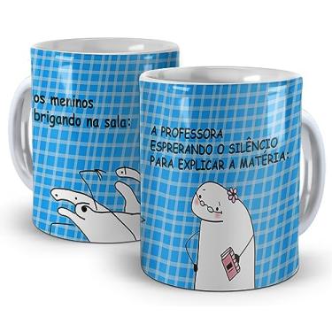 Imagem de Genérico, Caneca Meme Flonk - Prof. Explicando a Matéria