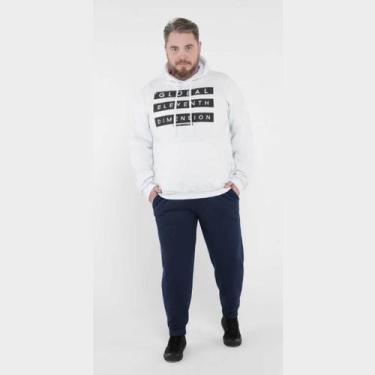 Imagem de Calçamasculina Moletom Básica Plus Size Jogger Marinho - Wx