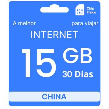 Imagem de Chip Internacional China - 15GB - 30 Dias - simfinity