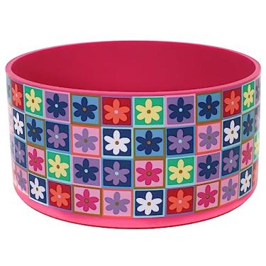 Imagem de Bota de silicone para garrafa de água Stanley Cup, Hydro Flask, YETI, Owala, Simple Modern, HydroFlask | Verificação de buquê de frutas vermelhas | Largo | Compatível com 946 ml, 1,13 g