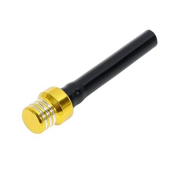 Imagem de F FIERCE CYCLE Tampa da tampa do tanque de combustível de tubo de respiração de liga de alumínio mangueira de ventilação para ATV Dirt Bike Amarelo