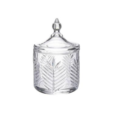 Imagem de Bomboniere De Cristal Stella Palmeira 10X15,5Cm Lyor