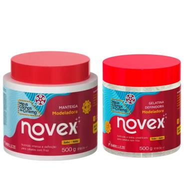 Imagem de Gelatina + Manteiga Modeladora Novex Meus Cachos de Cinema
