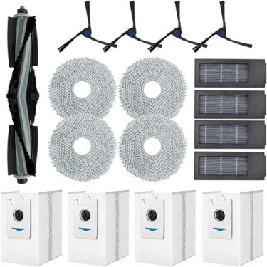 Imagem de Kit de filtro de escovas laterais de escova principal de substituição para aspirador de pó robô Ecovacs Deebot X2 / X2 Pro