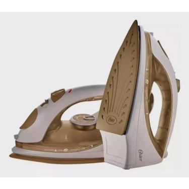 Imagem de Ferro de Passar Oster a vapor dourado Antiaderente 1200w 127V, 110V