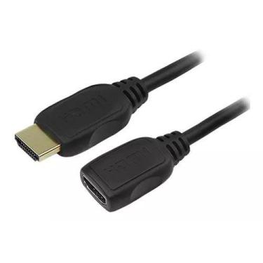 Imagem de Cabo Extensor Hdmi 2 Metros Emenda 4k 2.0 Fêmea X Macho 2m - pix