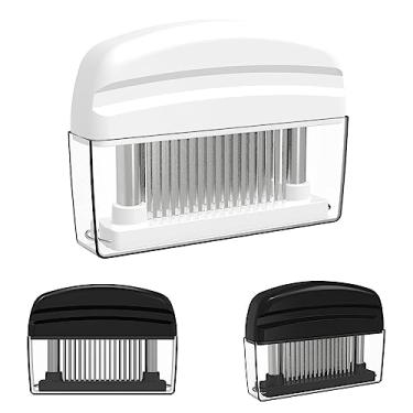 Imagem de 48 Pi Aço idável Lâminas Aiadoras de Carne Agulhas para Carne Bife Frango Peixe Carne de Porco Ferramenta de Cozinha