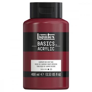 Imagem de Tinta Acrílica Liquitex Basics 400ml 710 Cadmium Red Deep Hue