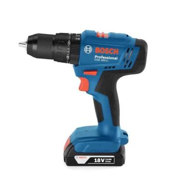 Imagem de Furadeira e Parafusadeira impacto GSB 183-LI 1 bat e 23 AC - BOSCH
