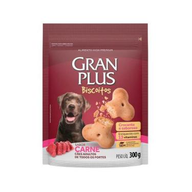 Imagem de Gran plus biscoito cao ad carne 300g  