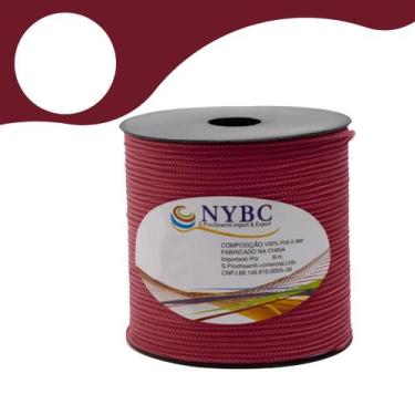 Imagem de Fio Náutico 2.5 Mm - Rolo C/ 100 Metros - Nybc, Cereja Escuro Nº: Y261