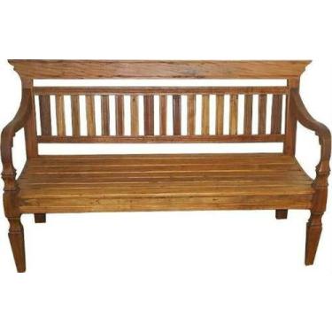 Imagem de Banco Rústico Fabianne Em Madeira De Demolição - Cód 161 - Barrocarte