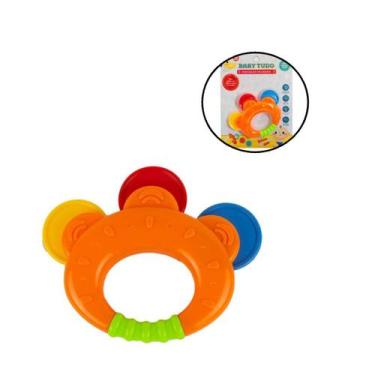 Imagem de Brinquedo Chocalho Pandeiro para Bebê 6 Meses Etitoys