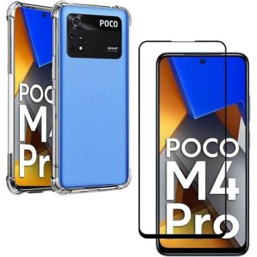 Imagem de Capa Capinha Anti Impacto + Película de Vidro 3D Para Poco M4 Pro 5G T
