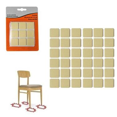 Imagem de Protetor Adesivo Em EVA Para Móveis Pé Cadeira 36 Peças - Best