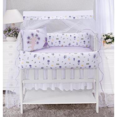 Imagem de Kit Mini Berço 100% Algodão Menina Menino - Beatriz Baby Enxovais, Cam