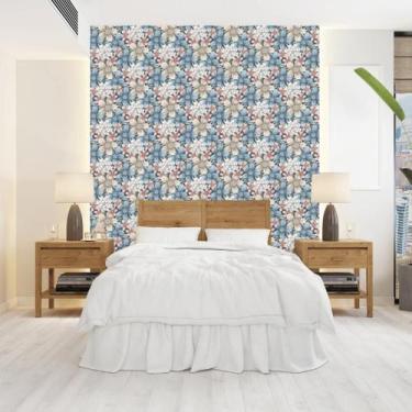 Imagem de Papel de Parede Floral Naiad - Rolo com 10 Metros  Revestimento - HOME