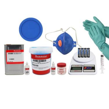 Imagem de Kit Artesanato Iniciante + Molde de Silicone Porta Copos - Redelease
