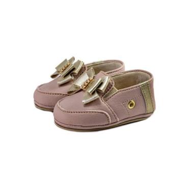 Imagem de Sapatinho de bebe menina recem nascido mocassim infantil criança confo