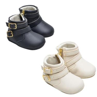 Imagem de Botinha Bota Bebe KIT 2 PARES Menina Recém Nascido Inverno - Seven Bra
