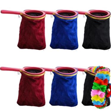 Imagem de DEAYOU 6 Pack Magic Prop Change Bag with Zipper, Make it Appear or Disappear Magic Trick Bag, Classic Vanishing Effect Magic Accessories for Stage Performance, Magician, Beginner, Adult, Boy, Girl