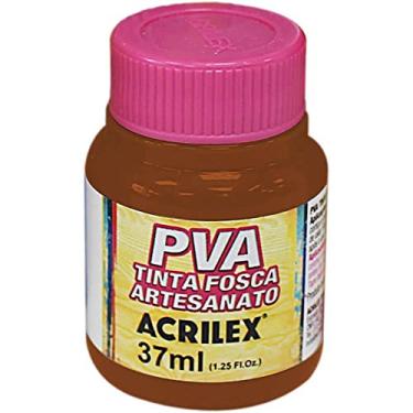 Imagem de Acrilex Craft Tinta PVA, Marrom, 12 x 37ml