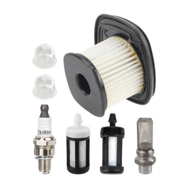 Imagem de AUTOKAY Kit de filtro de ar e filtro de combustível BG86 para soprador Stihl BG55 BG56 BG85 BG86 HD2 com vela de ignição, lâmpada de primer e pára-faíscas