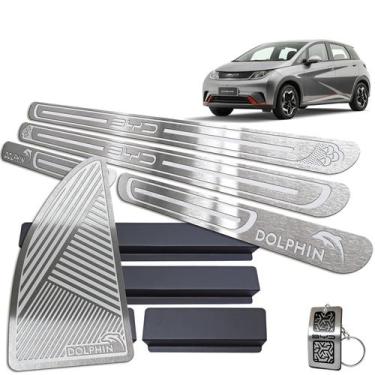 Imagem de BYD Dolphin 2023/2025 Soleira Baixo Relevo E Descanso Em Inox - Threep