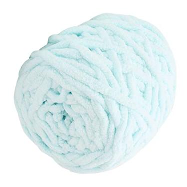 Imagem de Lã Grossa, Novelo de Fio de Poliéster de 12 Cores para Lenços, Xales, chapéus. Sensação de Toque Suave, Durável e confortável. Armazenamento Conveniente, Lavável à mão. Peso