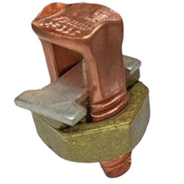 Imagem de Split Bolt Conector Parafuso Fendido Bimetálico 25mm para Emenda Cabos