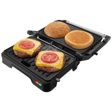 Imagem de Grill Mondial PG-01-180 Master Press Duo  1000W, Revestimento Antiader