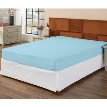 Imagem de Capa Protetora Colchão Queen Com Zíper Cama Box Malha Algodão 30cm Alt