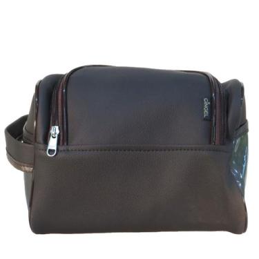 Imagem de Necessaire emborrachada - Malíssima, Marrom