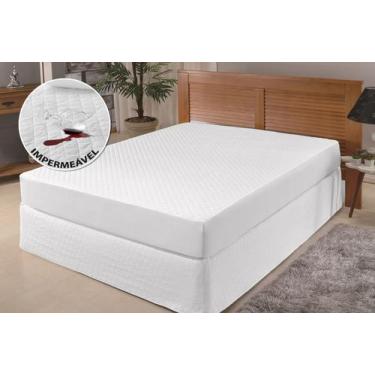 Imagem de Protetor para colchão impermeável Casal Queen 4 Camadas - Casa Rica, B