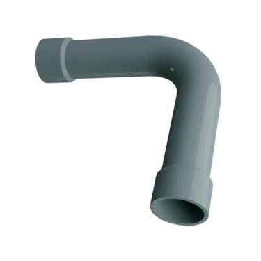 Imagem de Curva 90 Em Pvc Para Eletroduto 1'' Cinza Condulete - Masster Plástico