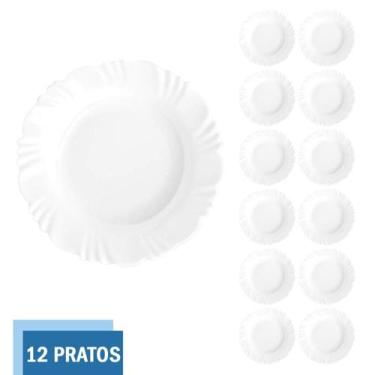 Imagem de Prato Temperado 23cm Fundo Pétala Refeição Duralex - 12 Unid - NADIR F
