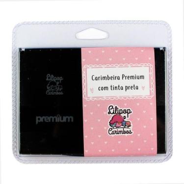 Imagem de Carimbeira com Tinta Preta Premium - 01 Unidade - Lilipop Carimbos - R
