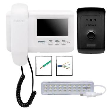 Imagem de Interfone Video porteiro IVR 1010 Intelbras cabo 25 Metros